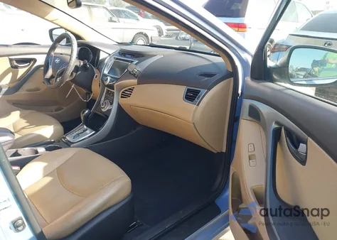 2012 Hyundai Elantra Limited (Ulsan Plant) from USA, damaged, VIN KMHDH4AEXCU481430